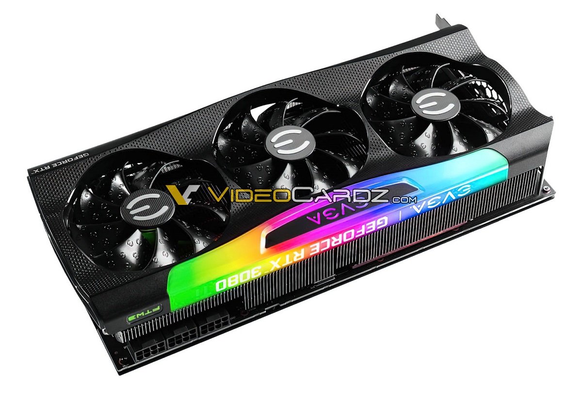 首张RTX  3080 12GB显卡照片曝光 来自于EVGA