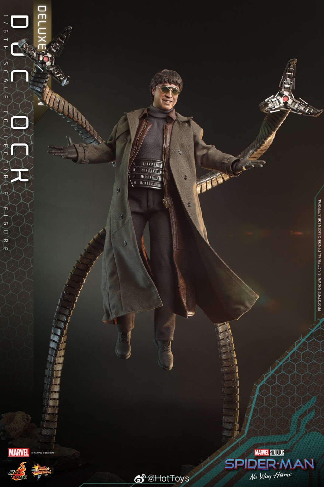 Hottoys《蜘蛛侠：英雄无归》章鱼博士1/6人偶 售价2080元起