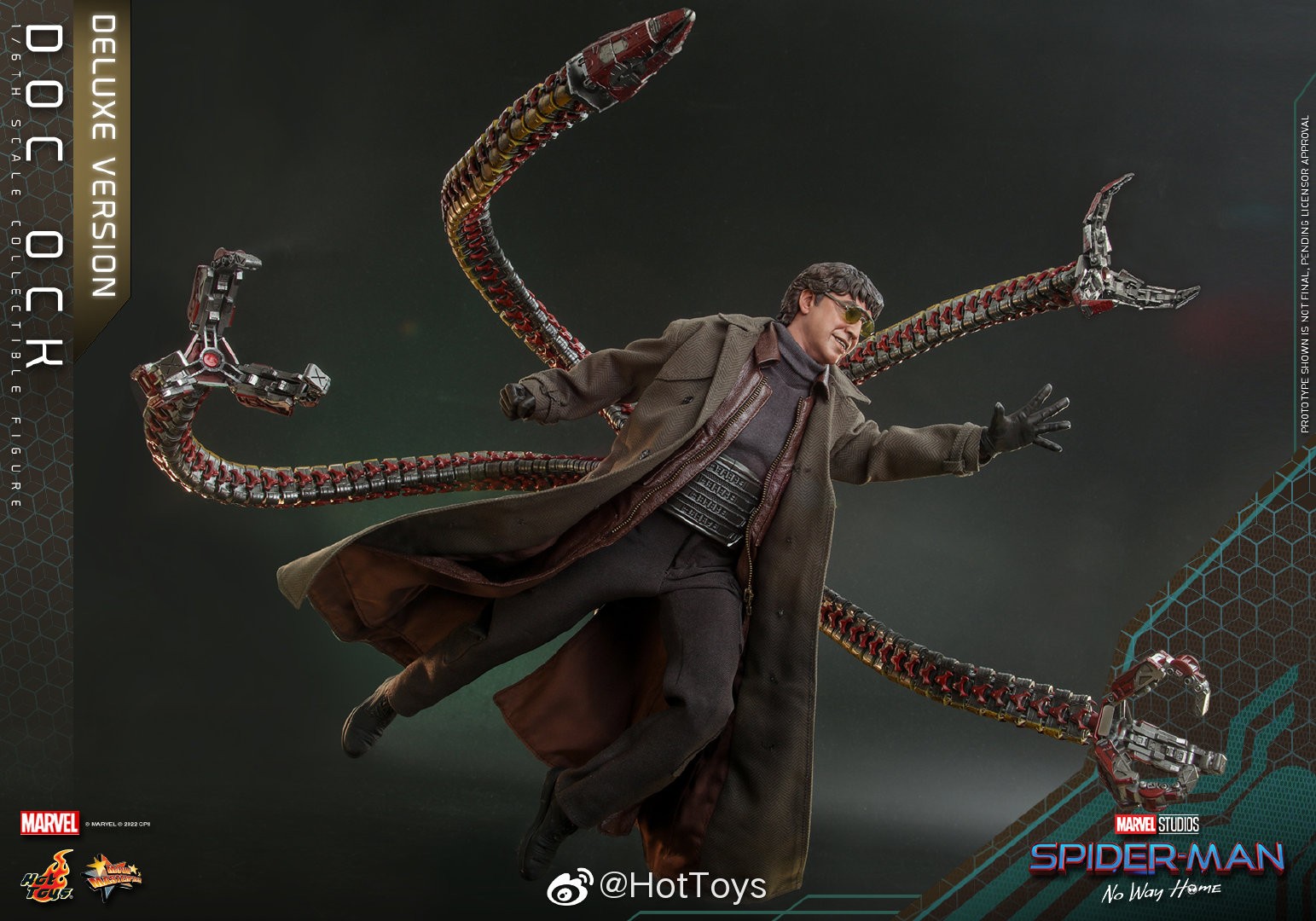 Hottoys《蜘蛛侠：英雄无归》章鱼博士1/6人偶 售价2080元起