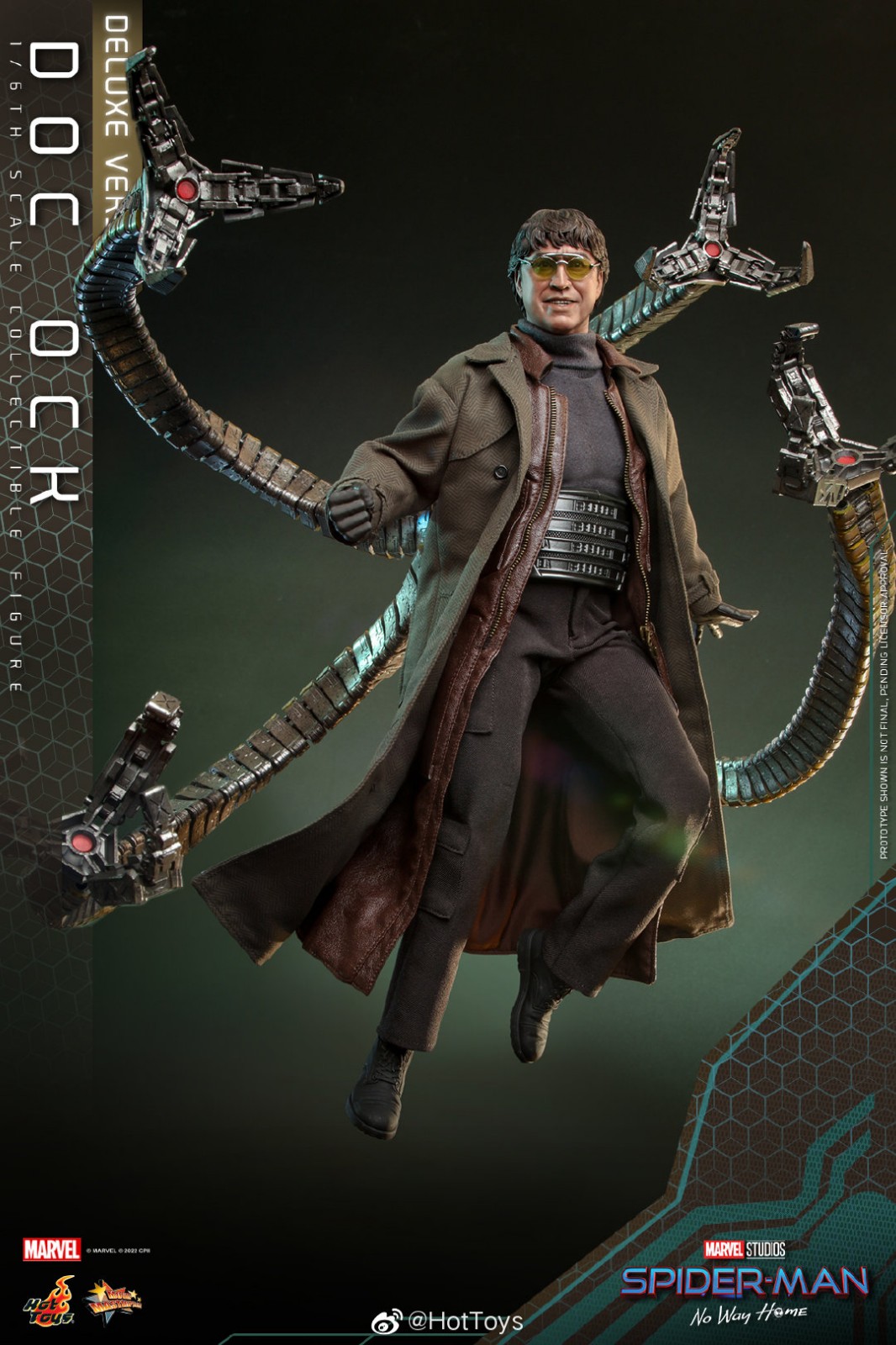 Hottoys《蜘蛛侠：英雄无归》章鱼博士1/6人偶 售价2080元起